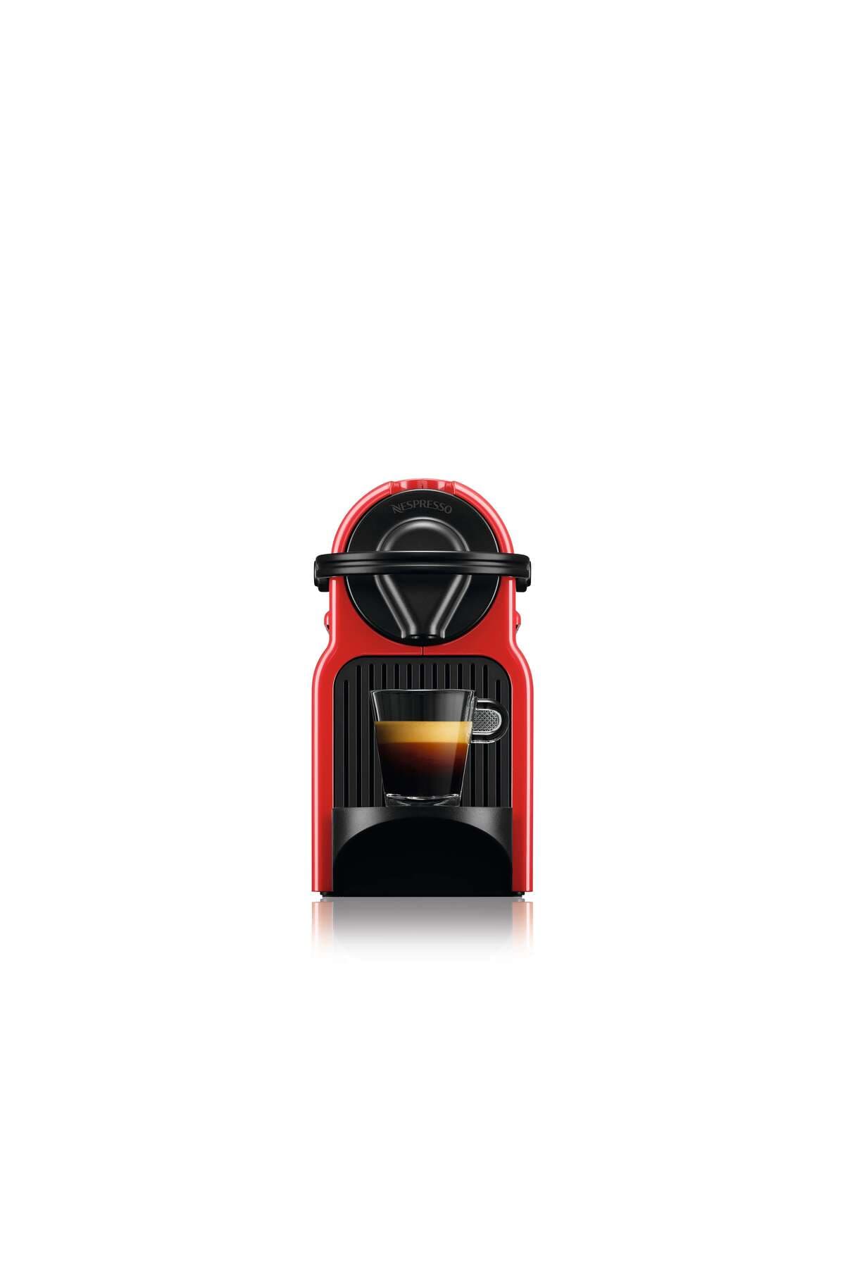 ست دستگاه قهوهساز قرمز و کفساز شیر Nespresso مدل Inissia C40 و Aeroccino 3 ست دستگاه قهوهساز قرمز و کفساز شیر Nespresso مدل Inissia C40 و Aeroccino 3
