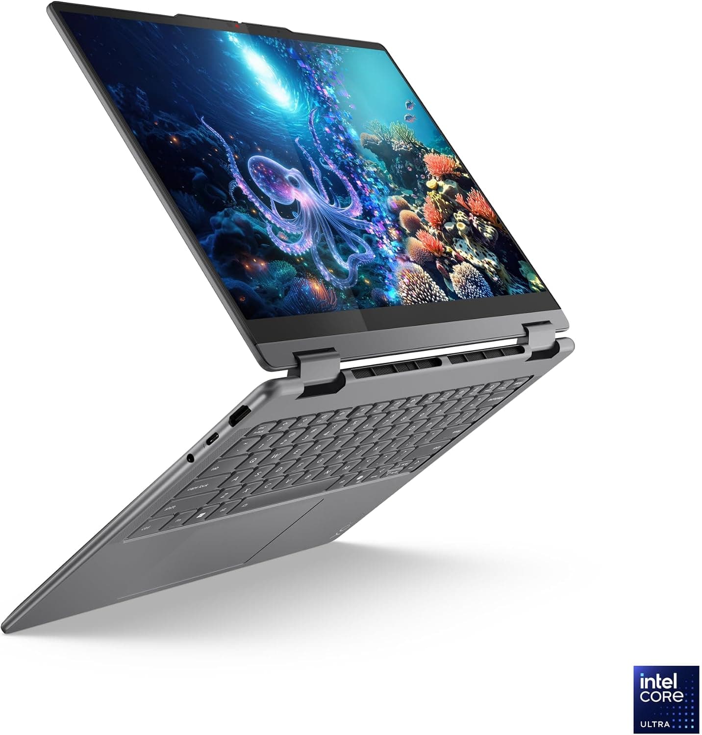 لپتاپ Lenovo Yoga 7 خاکستری 14 اینچی OLED رم 16GB حافظه 512GB مدل 83JQ00B0AX لپتاپ Lenovo Yoga 7 خاکستری 14 اینچی OLED رم 16GB حافظه 512GB مدل 83JQ00B0AX