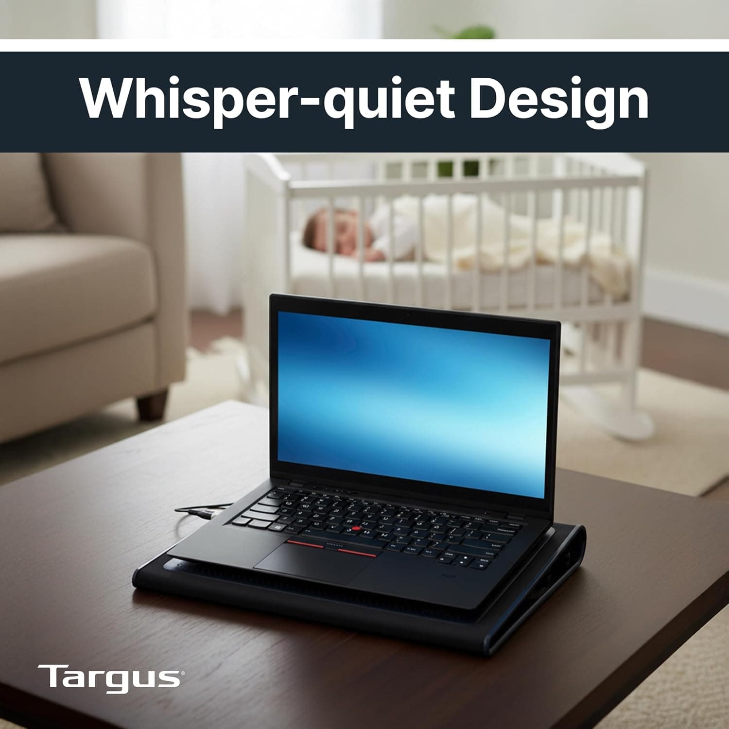 پد خنککننده لپتاپ Targus با دو فن مشکی/خاکستری مدل Awe55Us پد خنککننده لپتاپ Targus با دو فن مشکی/خاکستری مدل Awe55Us