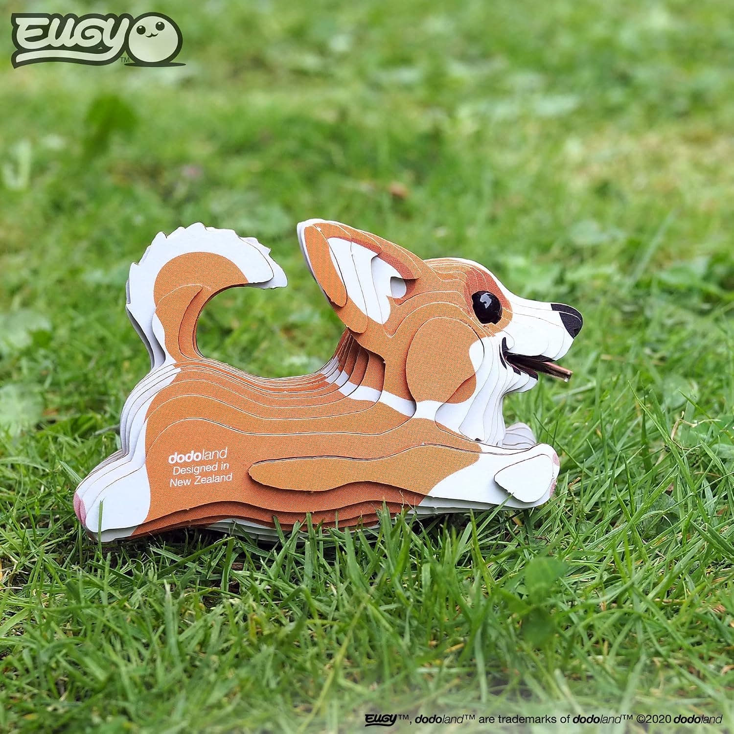 پازل سهبعدی کاغذی EUGY طرح Welsh Corgi سازگار با محیط زیست مدل 080 پازل سهبعدی کاغذی EUGY طرح Welsh Corgi سازگار با محیط زیست مدل 080