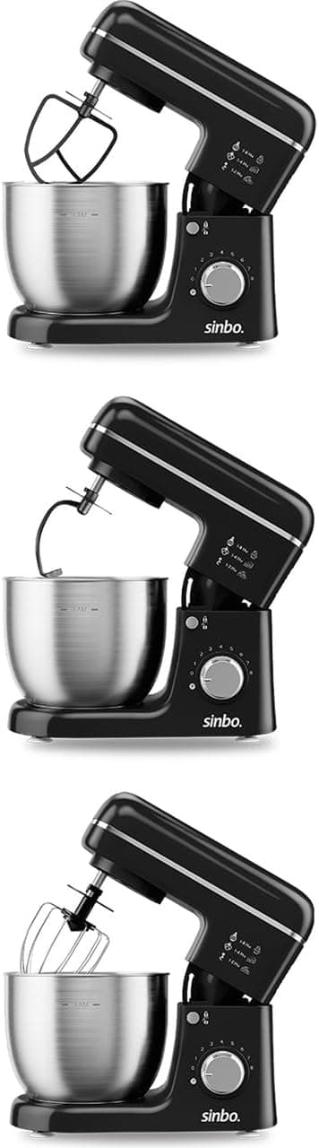 میکسر ایستاده Sinbo مدل SMX-2771 با توان 1300W و ظرفیت 5L چندکاره میکسر ایستاده Sinbo مدل SMX-2771 با توان 1300W و ظرفیت 5L چندکاره