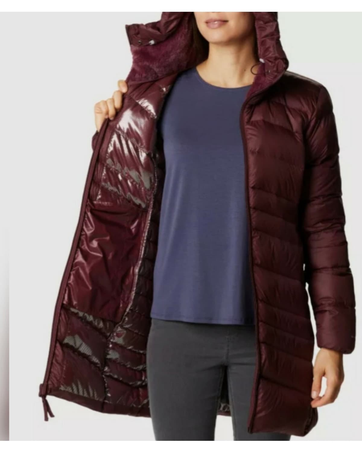 پارکا زنانه Columbia با پر کاز مدل Autumn Park Mid پارکا زنانه Columbia با پر کاز مدل Autumn Park Mid