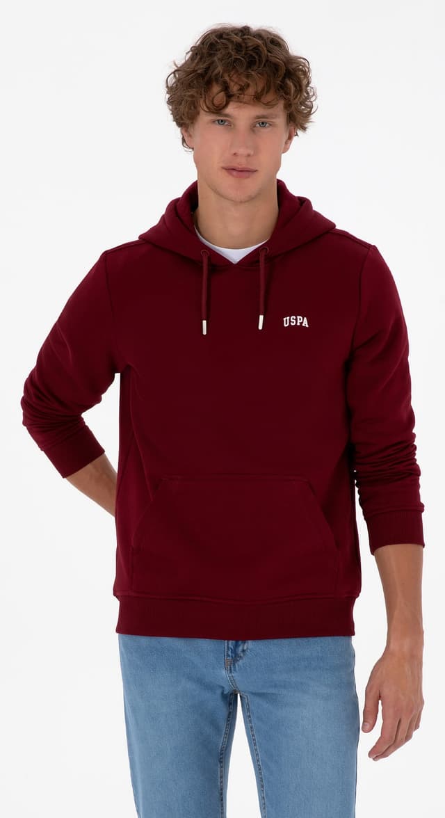 سوئیشرت مردانه U.S. Polo Assn. هودیدار شاردون زرشکی فیت معمولی مدل 50315582-VR014 سوئیشرت مردانه U.S. Polo Assn. هودیدار شاردون زرشکی فیت معمولی مدل 50315582-VR014