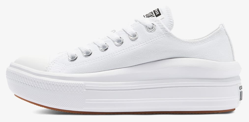کفش اسنیکر زنانه Converse سفید Chuck Taylor All Star Move Platform کفش اسنیکر زنانه Converse سفید Chuck Taylor All Star Move Platform