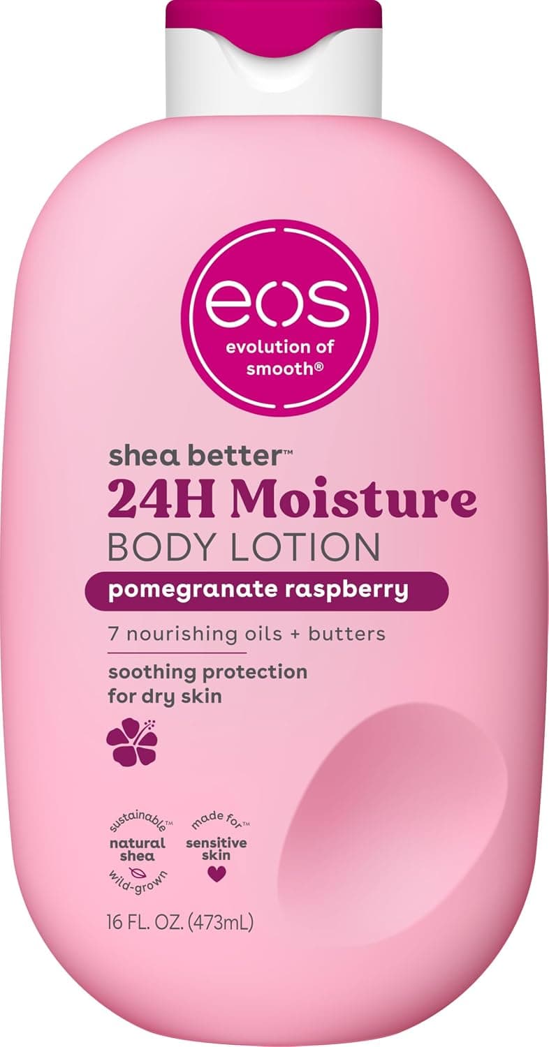 لوسیون بدن eos Shea Better Body وانیل کشمیر آبرسانی ۲۴ ساعته 16 fl oz لوسیون بدن eos Shea Better Body وانیل کشمیر آبرسانی ۲۴ ساعته 16 fl oz