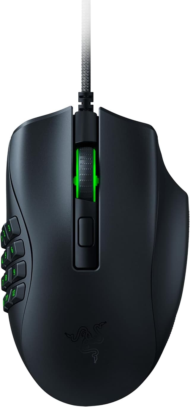 ماوس گیمینگ MMO بیسیم Razer مدل Naga V2 HyperSpeed مشکی ماوس گیمینگ MMO بیسیم Razer مدل Naga V2 HyperSpeed مشکی