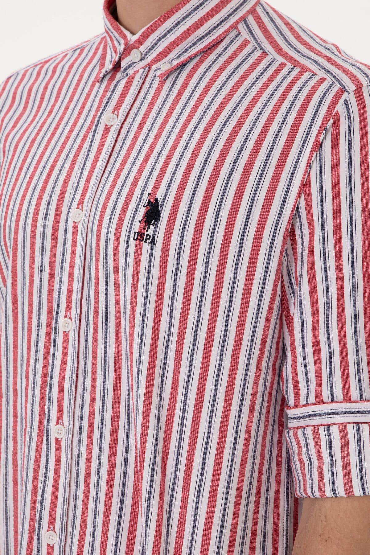 پیراهن مردانه U.S. Polo Assn. آستینبلند قرمز مدل 50306326-VR030 پیراهن مردانه U.S. Polo Assn. آستینبلند قرمز مدل 50306326-VR030