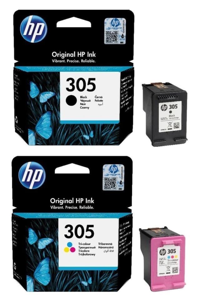 کارتریج HP 305 بسته ۲ عددی مدل 3YM61AE 3YM60AE کارتریج HP 305 بسته ۲ عددی مدل 3YM61AE 3YM60AE