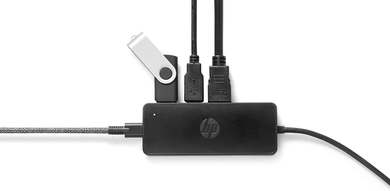 هاب سفری HP مدل G2 USB-C سیمی مشکی W126262609 هاب سفری HP مدل G2 USB-C سیمی مشکی W126262609