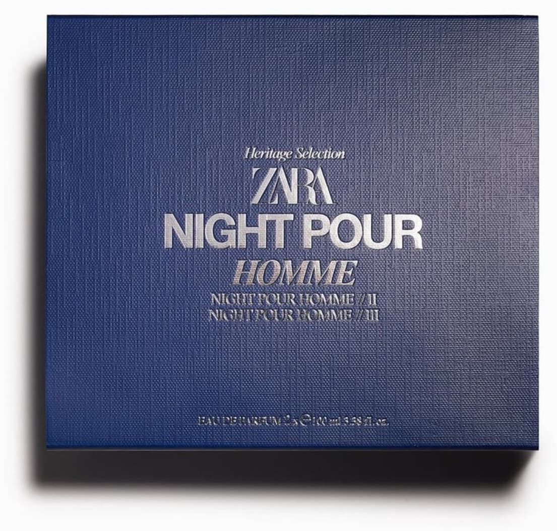 ادوپرفیوم مردانه Zara مدل NIGHT POUR HOMME II + NIGHT POUR HOMME III 100 ML ادوپرفیوم مردانه Zara مدل NIGHT POUR HOMME II + NIGHT POUR HOMME III 100 ML
