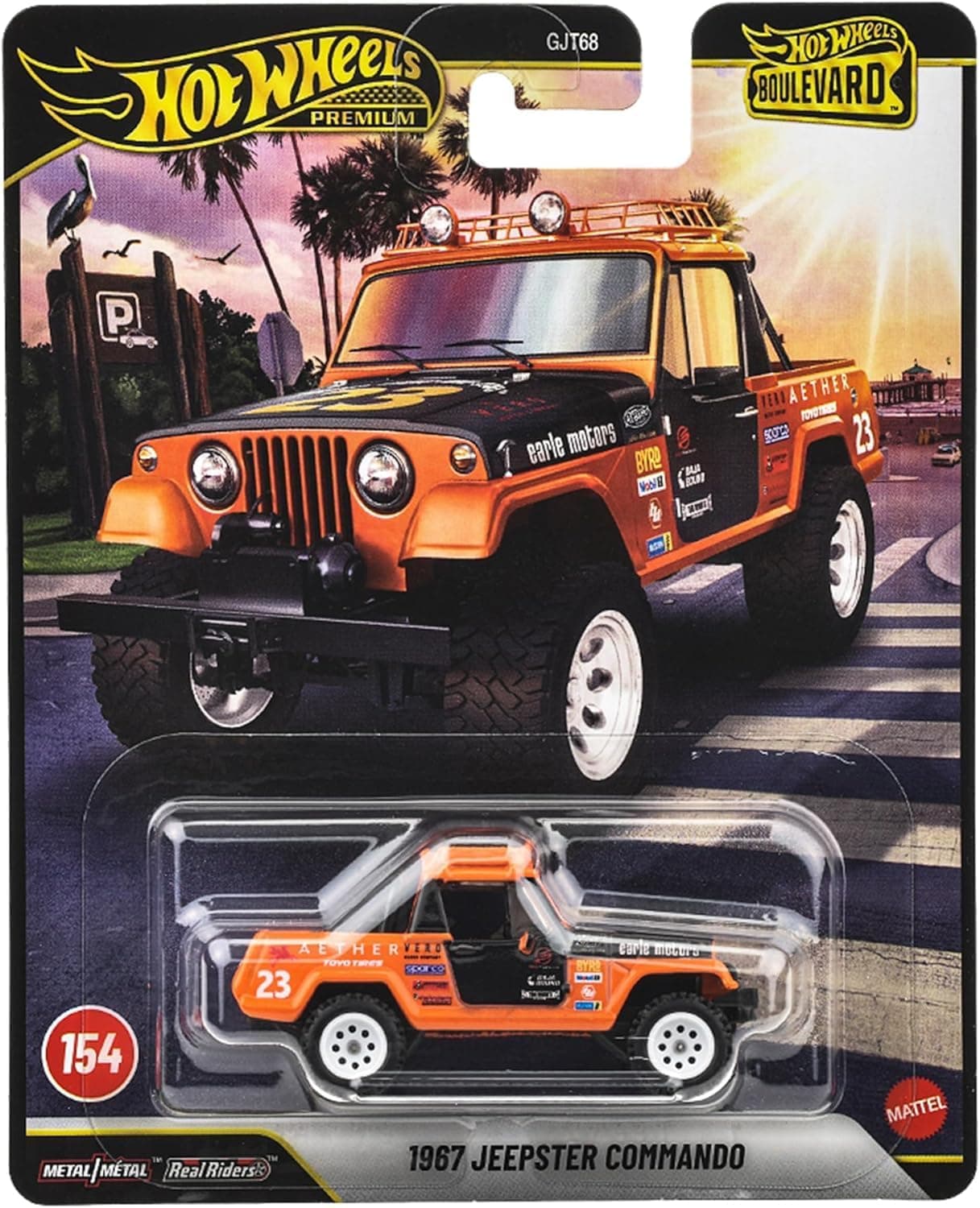 ماشین اسباب بازی Hot Wheels Boulevard 1967 Jeepster Commando کلاسیک کلکسیونی مقیاس 1:64 ماشین اسباب بازی Hot Wheels Boulevard 1967 Jeepster Commando کلاسیک کلکسیونی مقیاس 1:64