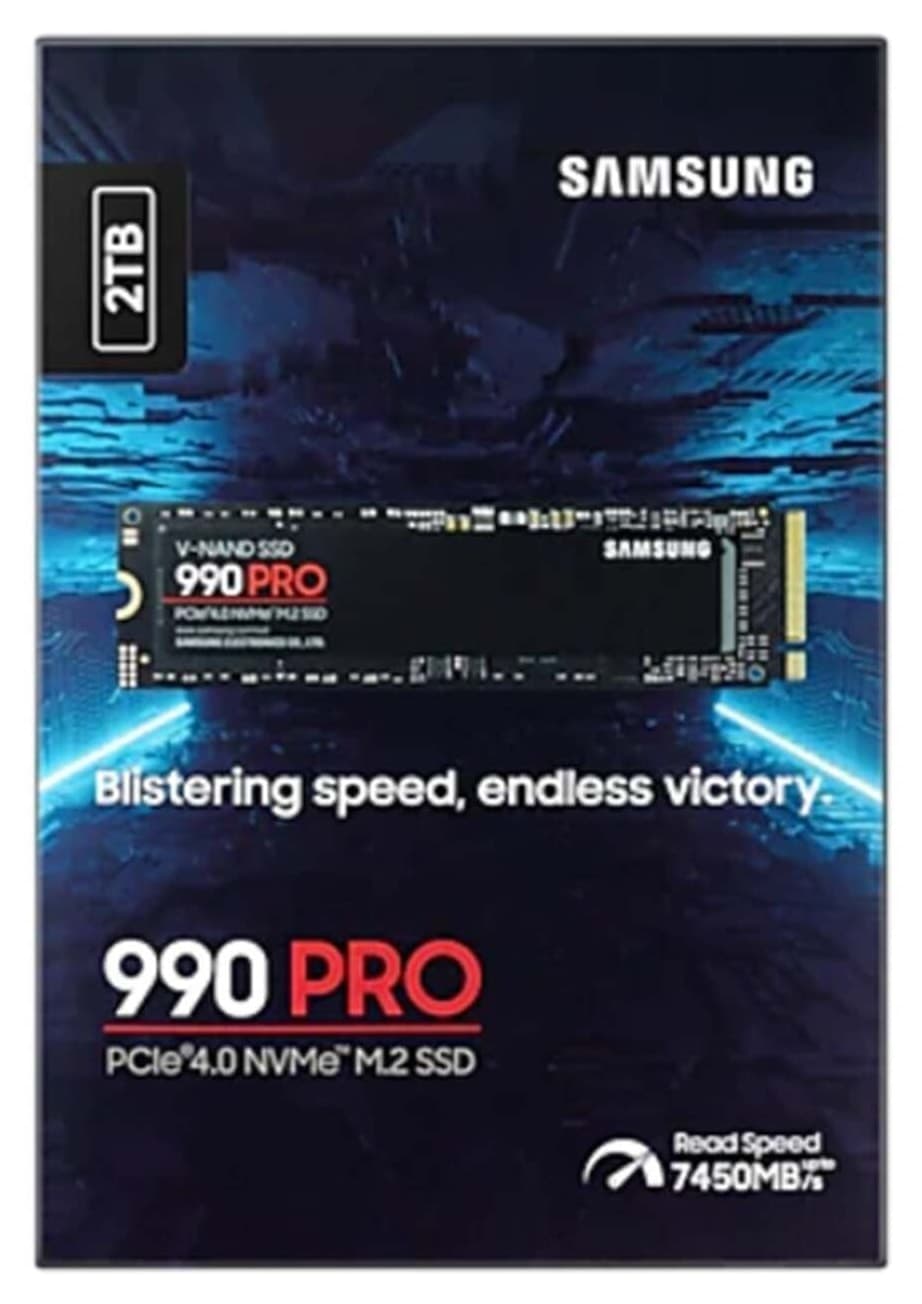 اساسدی Samsung با ظرفیت 2TB سری 990 PRO فرمت M.2 NVMe مدل MZ-V9P2T0BW اساسدی Samsung با ظرفیت 2TB سری 990 PRO فرمت M.2 NVMe مدل MZ-V9P2T0BW