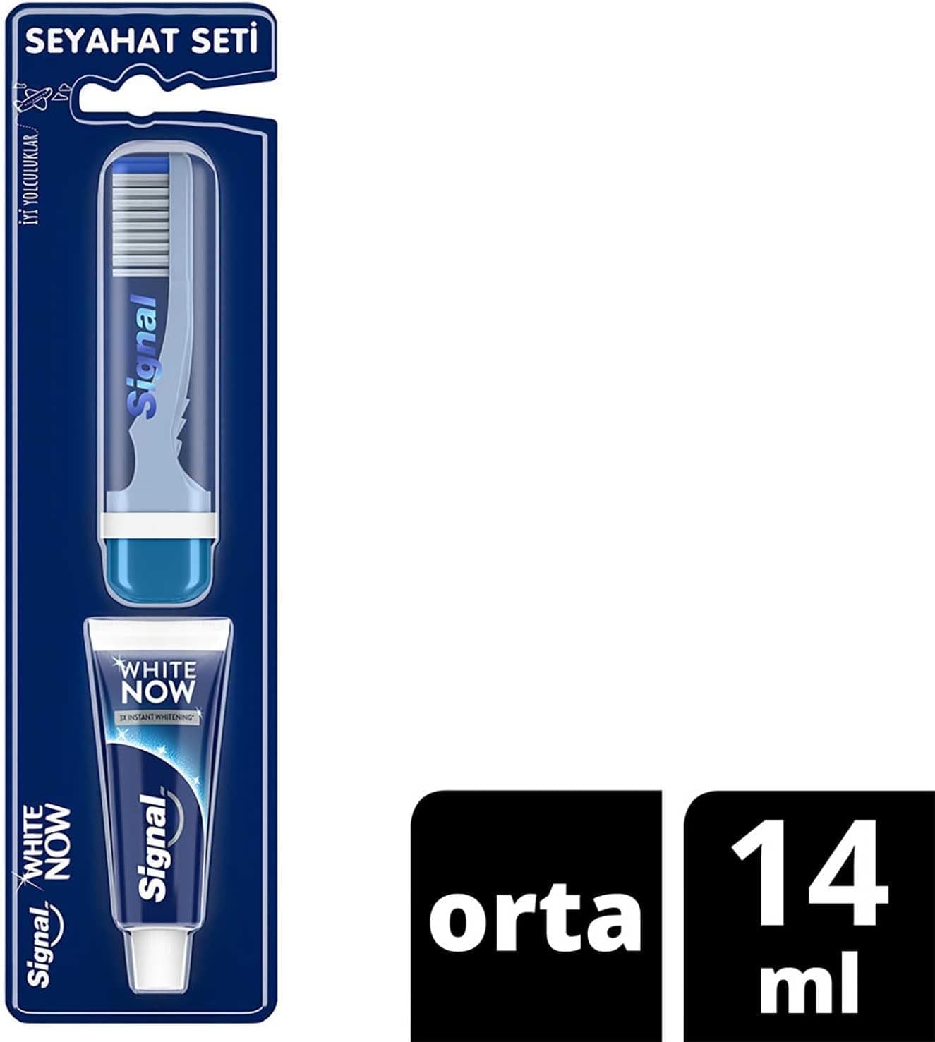 ست مسافرتی خمیردندان 14 ml و مسواک Signal White Now ست مسافرتی خمیردندان 14 ml و مسواک Signal White Now