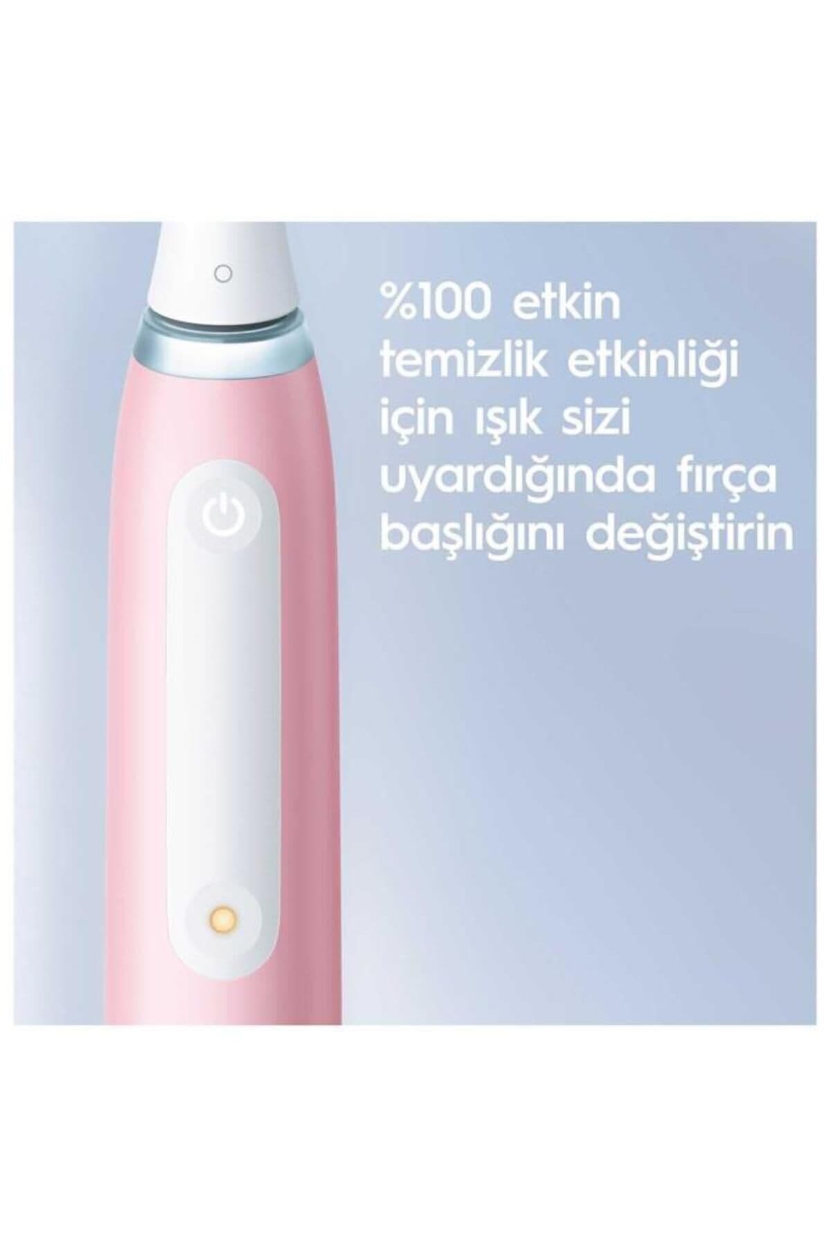 مسواک برقی شارژی Oral-B صورتی مدل iO 3 مسواک برقی شارژی Oral-B صورتی مدل iO 3