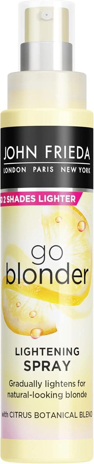 اسپری روشنکننده مو مخصوص موهای بلوند John Frieda Sheer Blonde Go Blonder 100 ml اسپری روشنکننده مو مخصوص موهای بلوند John Frieda Sheer Blonde Go Blonder 100 ml