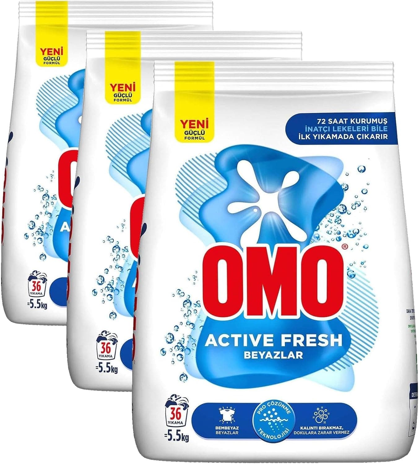 پودر شوینده لباس سفید OMO Active Fresh 5.5 kg پودر شوینده لباس سفید OMO Active Fresh 5.5 kg