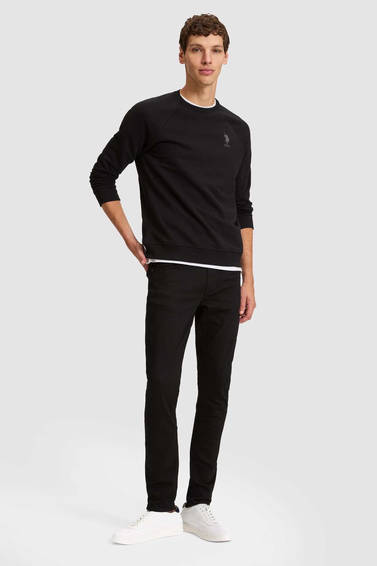 سویشرت مردانه U.S. Polo Assn. مشکی بیسیک مدل 50329441-VR046 سویشرت مردانه U.S. Polo Assn. مشکی بیسیک مدل 50329441-VR046