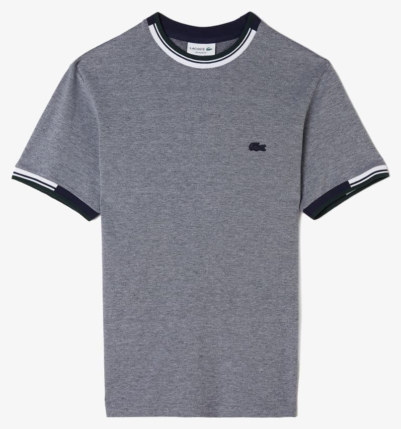 تیشرت مردانه Lacoste فیت معمولی یقه گرد سرمهای تیشرت مردانه Lacoste فیت معمولی یقه گرد سرمهای