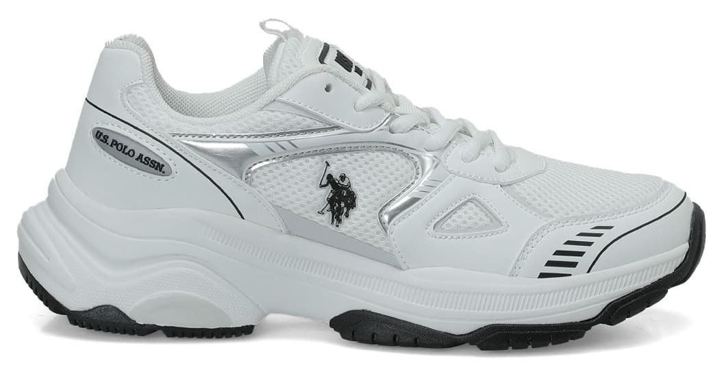 کفش اسپرت زنانه U.S. Polo Assn. سفید مدل MERIDA کفش اسپرت زنانه U.S. Polo Assn. سفید مدل MERIDA