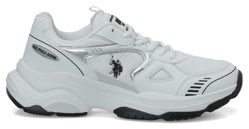 کفش اسپرت زنانه U.S. Polo Assn. سفید مدل MERIDA کفش اسپرت زنانه U.S. Polo Assn. سفید مدل MERIDA