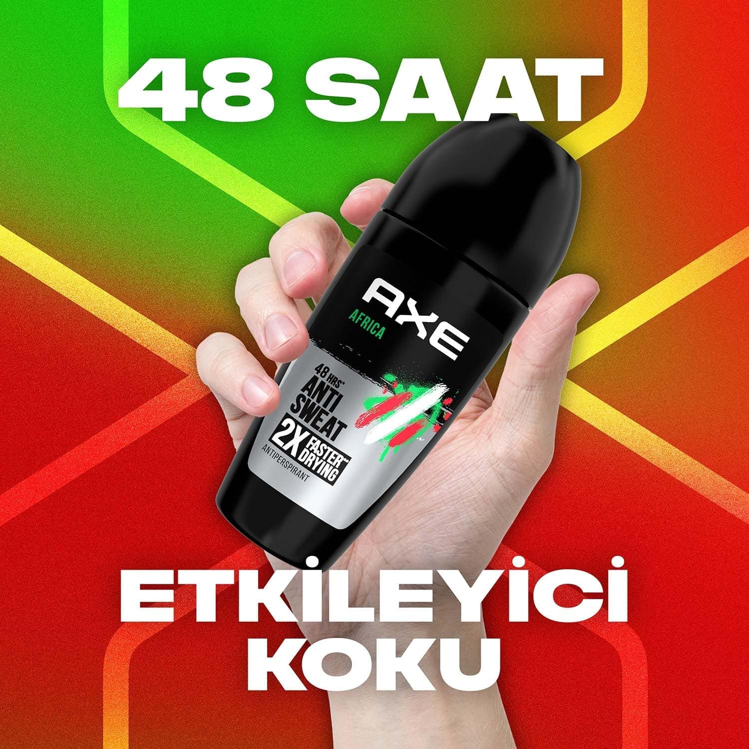 دئودورانت رولآن مردانه AXE با رایحه Africa 48 ساعته 50 ml دئودورانت رولآن مردانه AXE با رایحه Africa 48 ساعته 50 ml