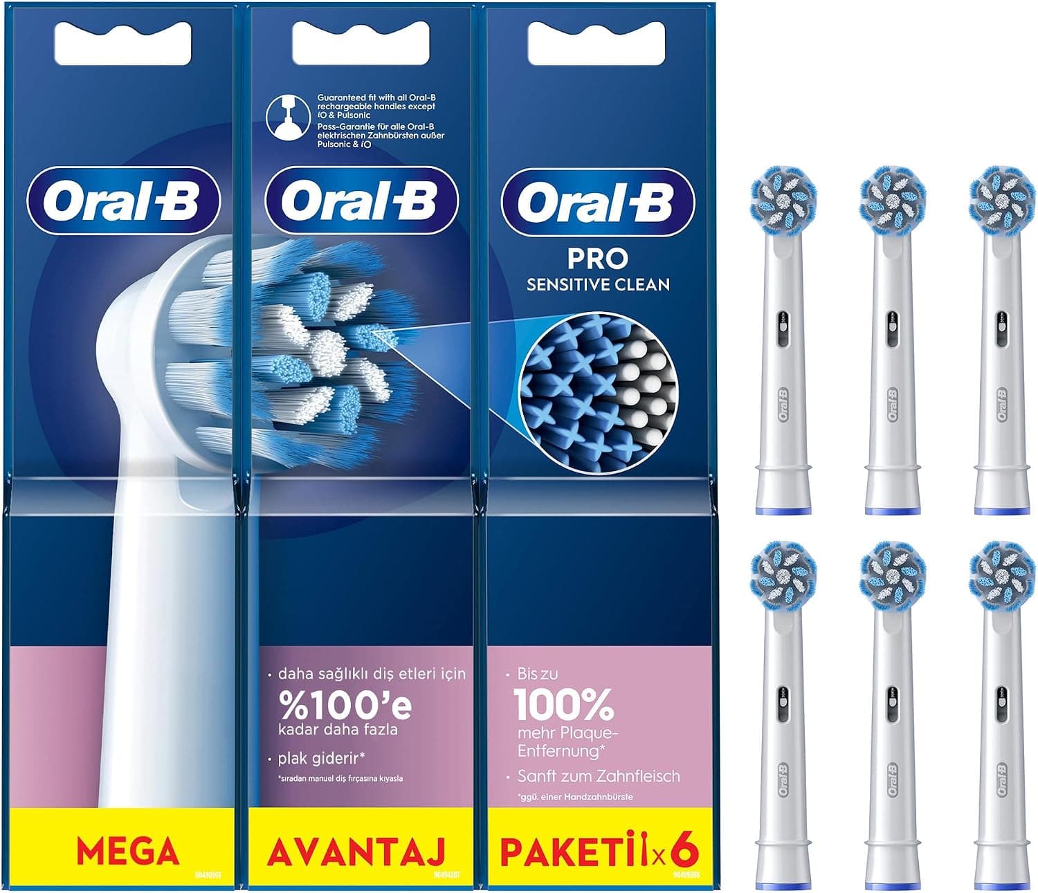 سری یدکی مسواک برقی Oral-B مدل Cross Action بسته 9 عددی سری یدکی مسواک برقی Oral-B مدل Cross Action بسته 9 عددی