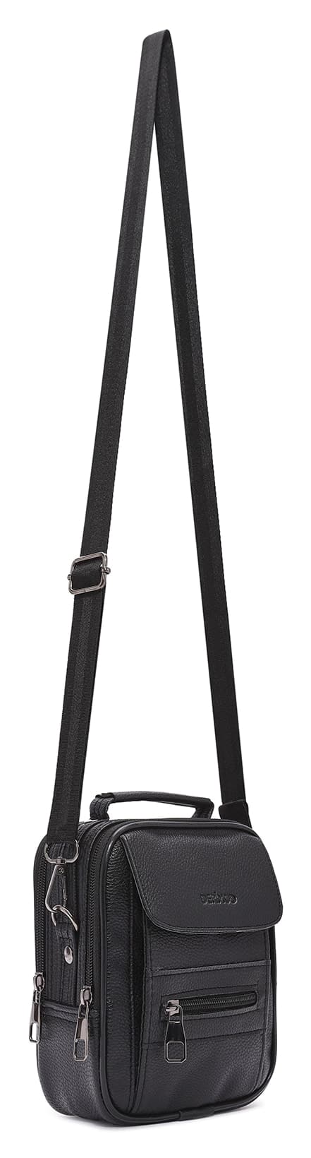 کیف پستچی مردانه Derimod مشکی مدل 19SBD3302FT کیف پستچی مردانه Derimod مشکی مدل 19SBD3302FT