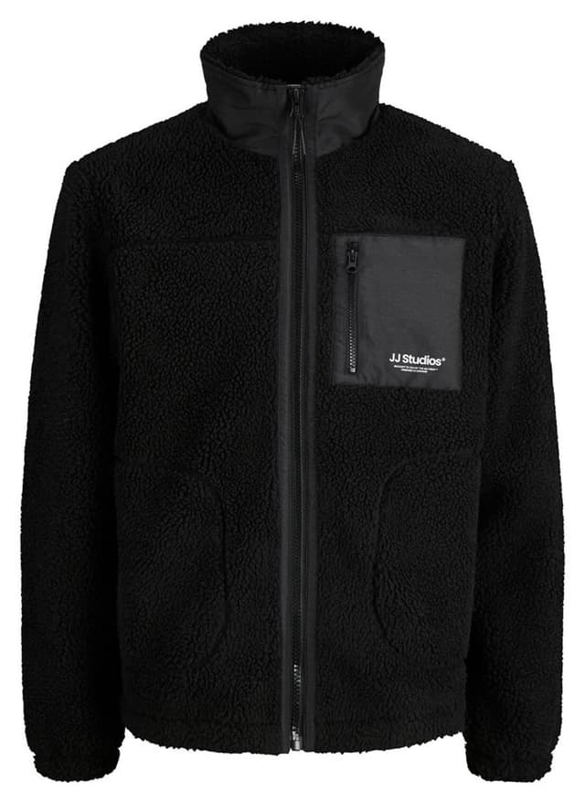 کاپشن مردانه Jack & Jones مشکی تدی مدل Jjesoho 12299491 کاپشن مردانه Jack & Jones مشکی تدی مدل Jjesoho 12299491