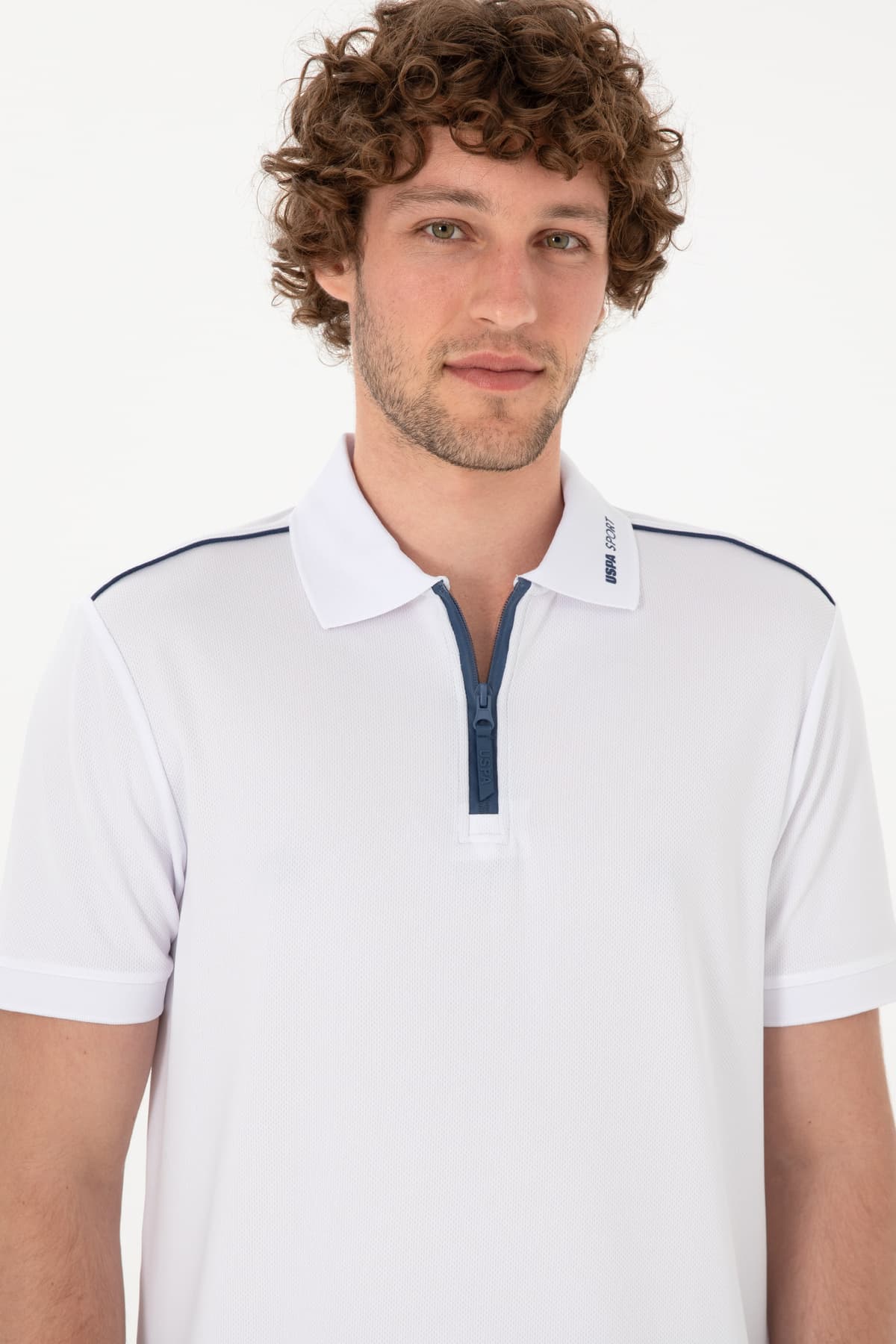 تیشرت مردانه U.S. Polo Assn. فیت معمولی یقه پولو سفید مدل 50299560-VR013 تیشرت مردانه U.S. Polo Assn. فیت معمولی یقه پولو سفید مدل 50299560-VR013