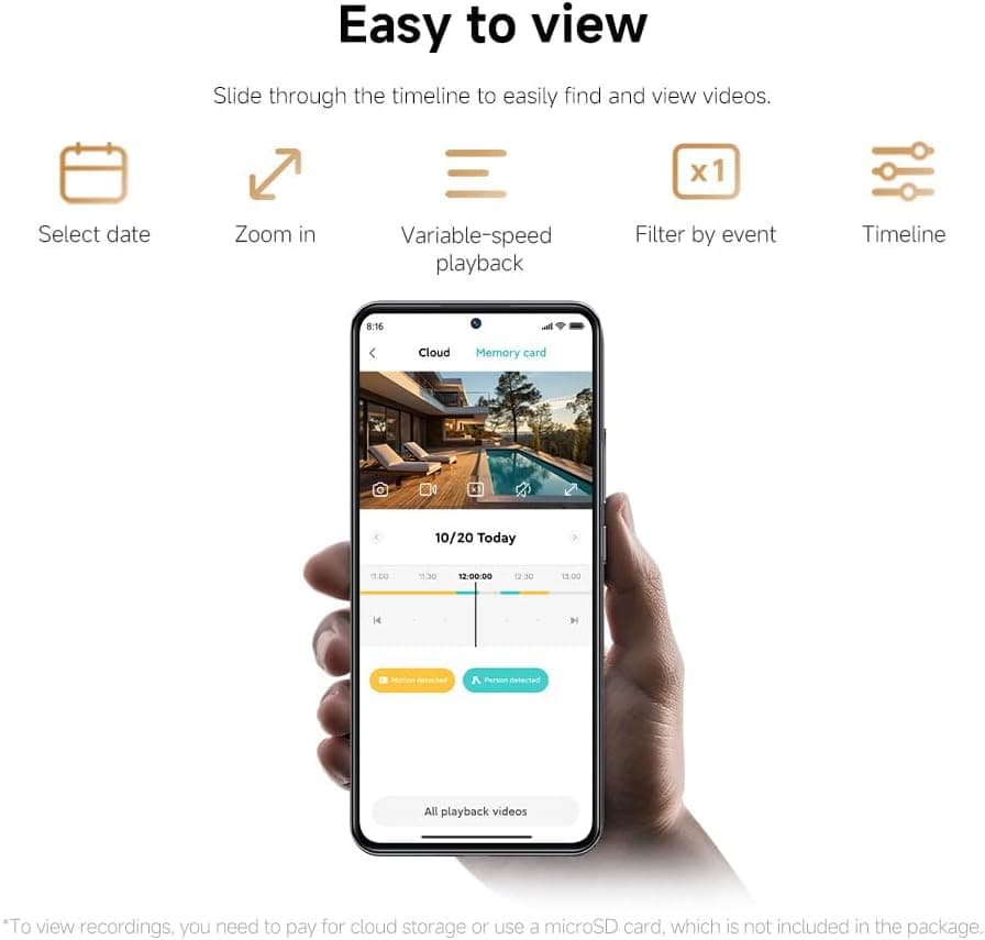 دوربین فضای باز Xiaomi با کیفیت تصویر فوقشفاف 2.5K مدل CW300 دوربین فضای باز Xiaomi با کیفیت تصویر فوقشفاف 2.5K مدل CW300