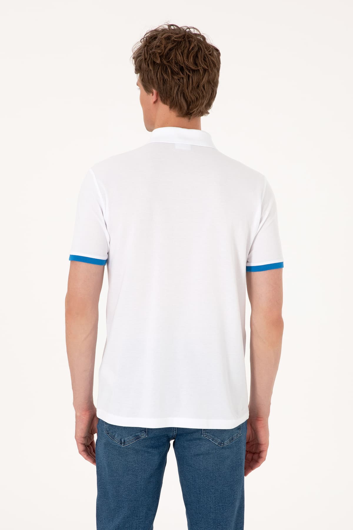 تیشرت مردانه U.S. Polo Assn. فیت معمولی یقه پولو سفید مدل 50306804-VR013 تیشرت مردانه U.S. Polo Assn. فیت معمولی یقه پولو سفید مدل 50306804-VR013