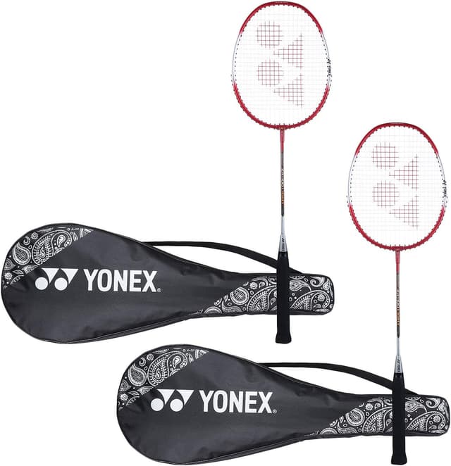 راکت بدمینتون YONEX آلومینیومی سبک با کاور کامل، بسته 2 عددی مدل ZR 100 Light ساخت هند راکت بدمینتون YONEX آلومینیومی سبک با کاور کامل، بسته 2 عددی مدل ZR 100 Light ساخت هند