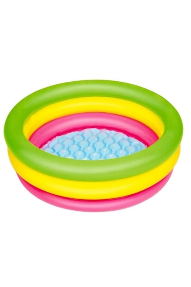 استخر بادی نوزاد Bestway با کف نرم مدل 51128 70x24cm استخر بادی نوزاد Bestway با کف نرم مدل 51128 70x24cm