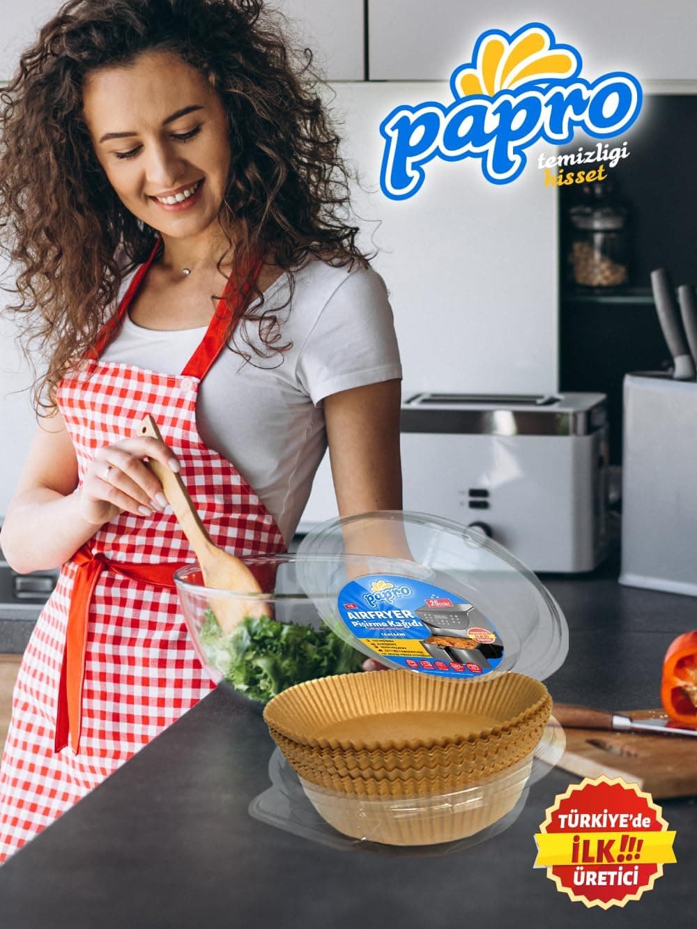 کاغذ پخت سرخکن بدون روغن papro مناسب XXL مربع 50 عدد 20x20 کاغذ پخت سرخکن بدون روغن papro مناسب XXL مربع 50 عدد 20x20