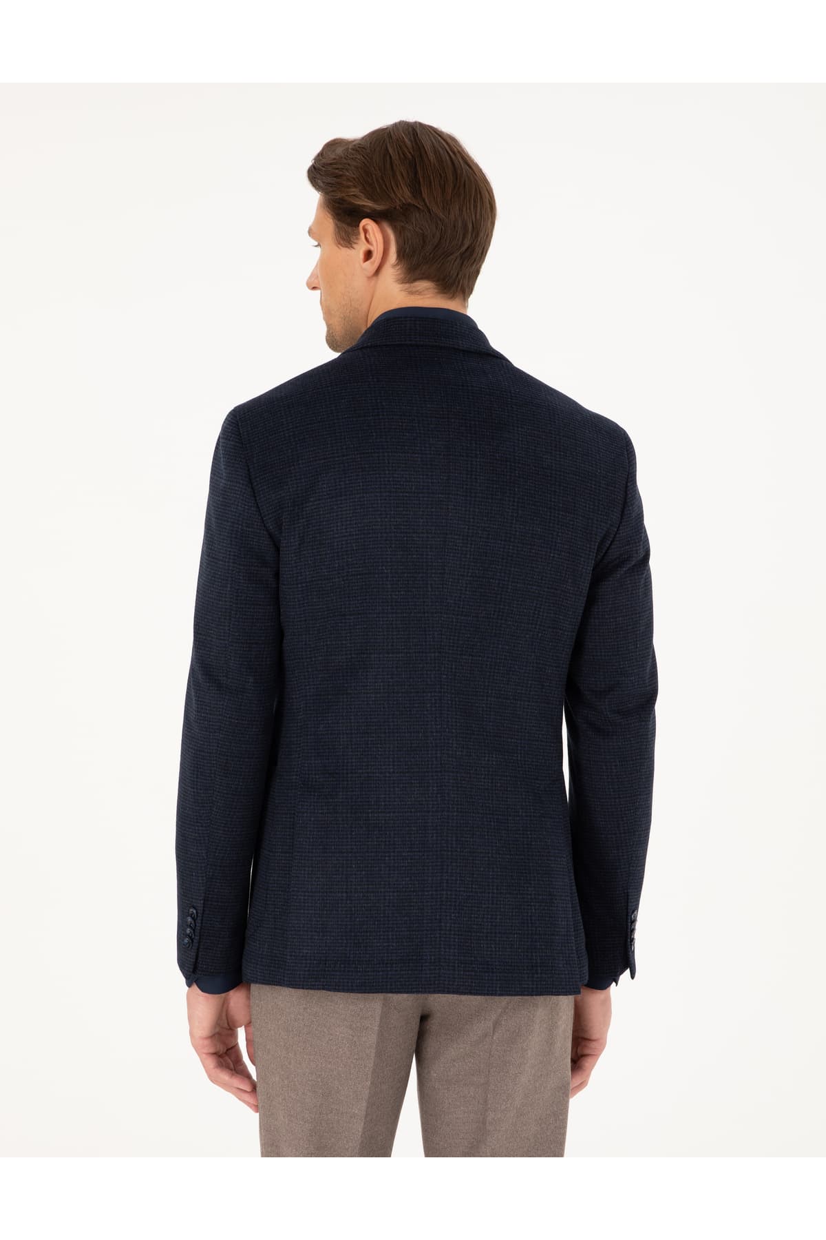 کت مردانه Pierre Cardin سرمهای اکسترا Slim Fit مدل 50296407-VR033 کت مردانه Pierre Cardin سرمهای اکسترا Slim Fit مدل 50296407-VR033