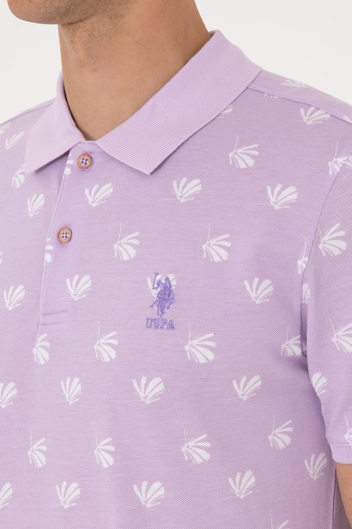 تیشرت مردانه U.S. Polo Assn. فیت معمولی بنفش یقه پولو مدل 50299661-VR034 تیشرت مردانه U.S. Polo Assn. فیت معمولی بنفش یقه پولو مدل 50299661-VR034