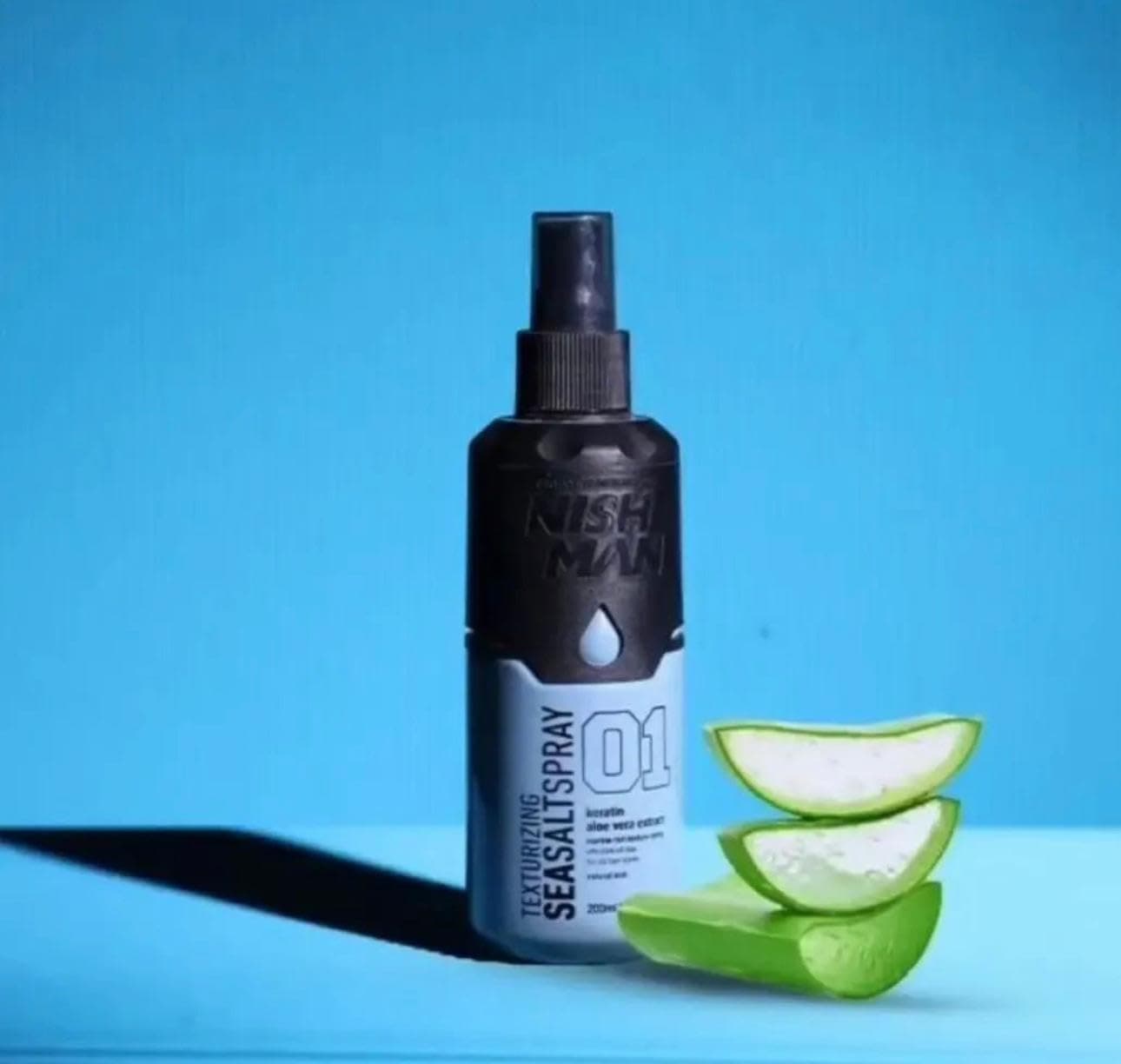 اسپری نمک دریا مو nishman مناسب همه انواع مو با پایان مات، حاوی آلوئهورا و کراتین 200 ml اسپری نمک دریا مو nishman مناسب همه انواع مو با پایان مات، حاوی آلوئهورا و کراتین 200 ml