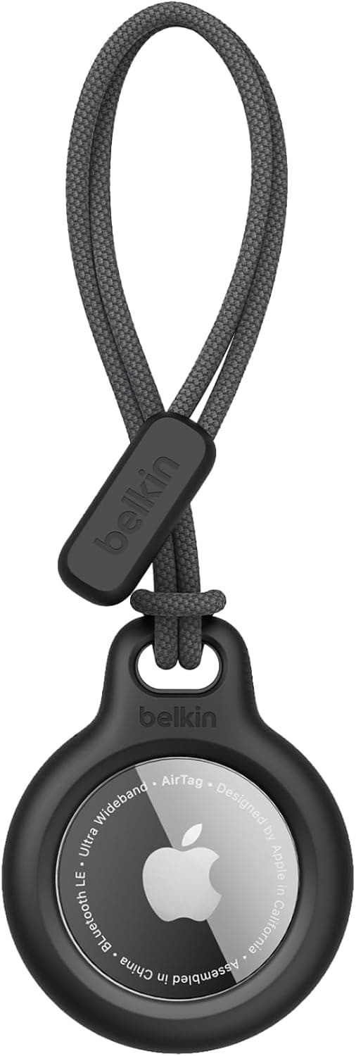 قاب محافظ AirTag با بند Belkin مشکی مدل F8W974 قاب محافظ AirTag با بند Belkin مشکی مدل F8W974