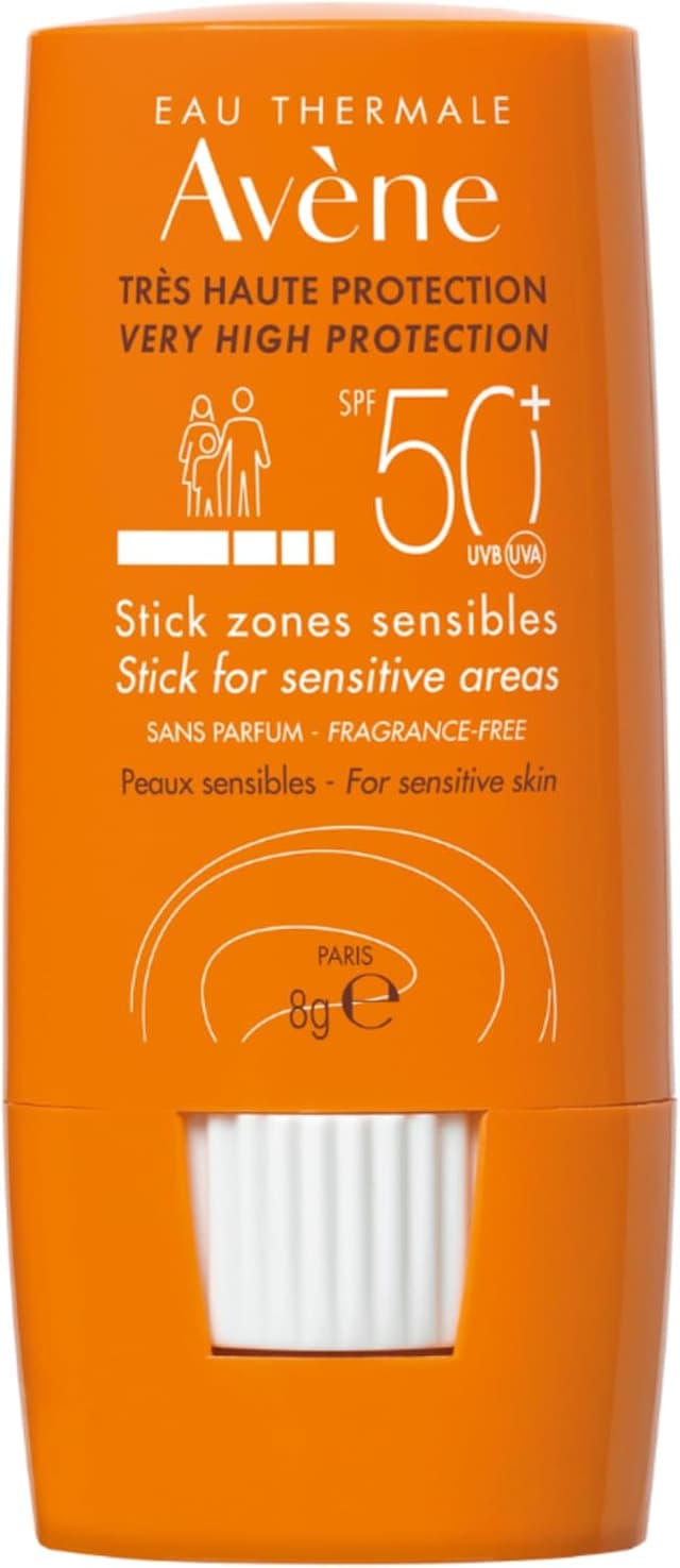 استیک ضد آفتاب Avene با SPF 50+ برای نواحی حساس 8 گرم استیک ضد آفتاب Avene با SPF 50+ برای نواحی حساس 8 گرم