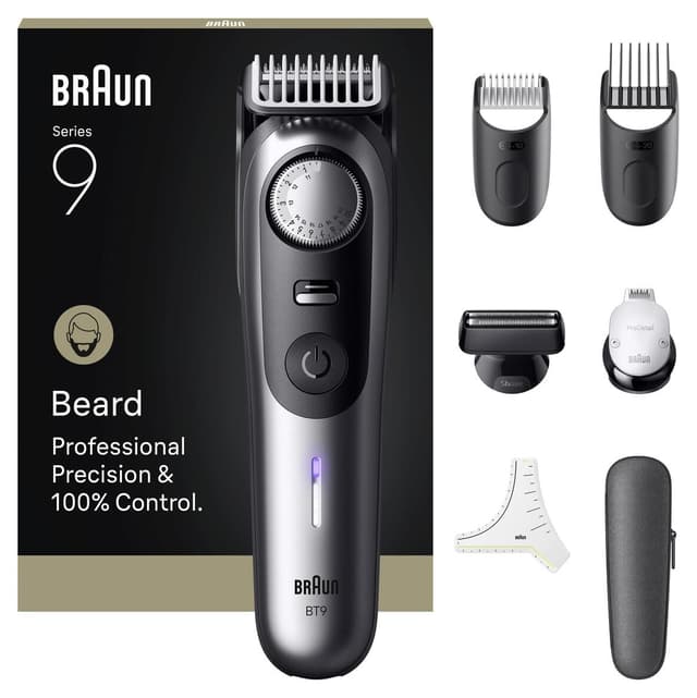ماشین اصلاح ریش Braun بههمراه +7 ابزار آرایشگری، 52 تنظیم طول، ProBlade مدل BT9520 ماشین اصلاح ریش Braun بههمراه +7 ابزار آرایشگری، 52 تنظیم طول، ProBlade مدل BT9520