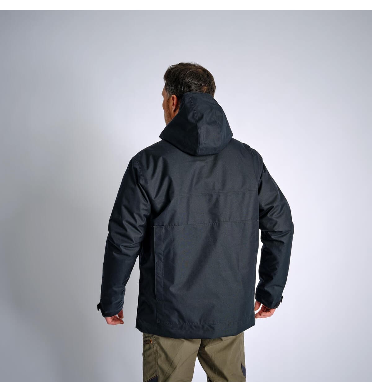 مونت مردانه Decathlon Solognac ضد آب زمستانی -10 °C مشکی مدل 100 مونت مردانه Decathlon Solognac ضد آب زمستانی -10 °C مشکی مدل 100