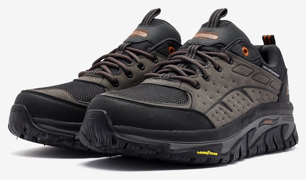 کفش اوتدور مردانه Skechers ARCH FIT ROAD WALKER خاکستری مدل 237688 CCBK کفش اوتدور مردانه Skechers ARCH FIT ROAD WALKER خاکستری مدل 237688 CCBK
