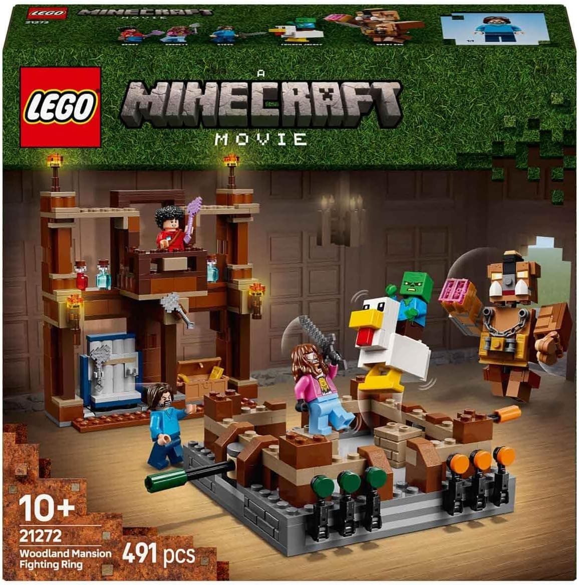 لگو Minecraft Woodland Mansion Fighting Ring مدل 21272 لگو Minecraft Woodland Mansion Fighting Ring مدل 21272