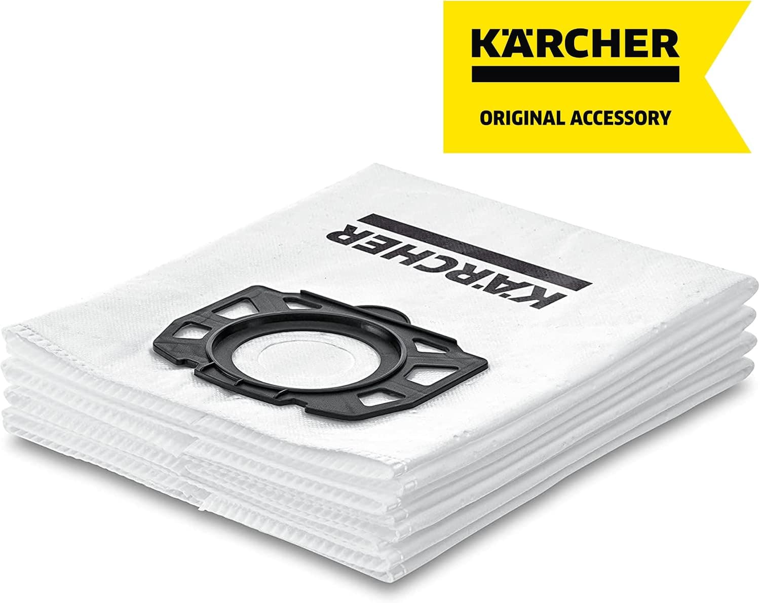کیسه فیلتر جاروبرقی KÄRCHER 4-Pack سه لایه ضدپارگی سفید مدل KFI 487 کیسه فیلتر جاروبرقی KÄRCHER 4-Pack سه لایه ضدپارگی سفید مدل KFI 487