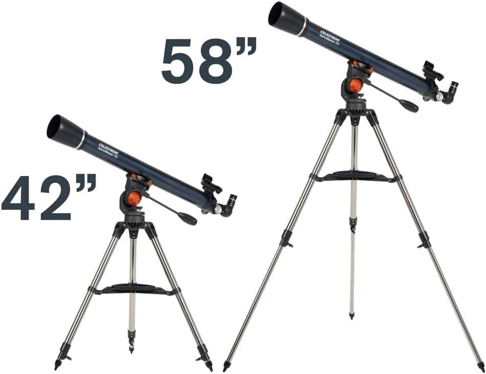 تلسکوپ Celestron رفractor آبی مدل 70AZ Astromaster تلسکوپ Celestron رفractor آبی مدل 70AZ Astromaster