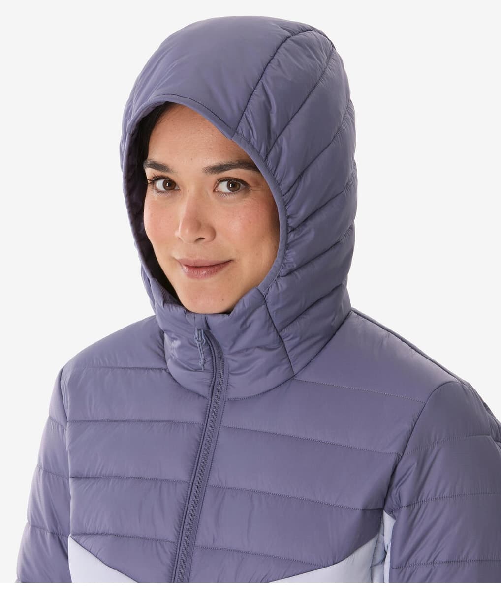 کاپشن بادی زنانه Decathlon Quechua اوتدور بنفش مدل MH500 -6° کاپشن بادی زنانه Decathlon Quechua اوتدور بنفش مدل MH500 -6°