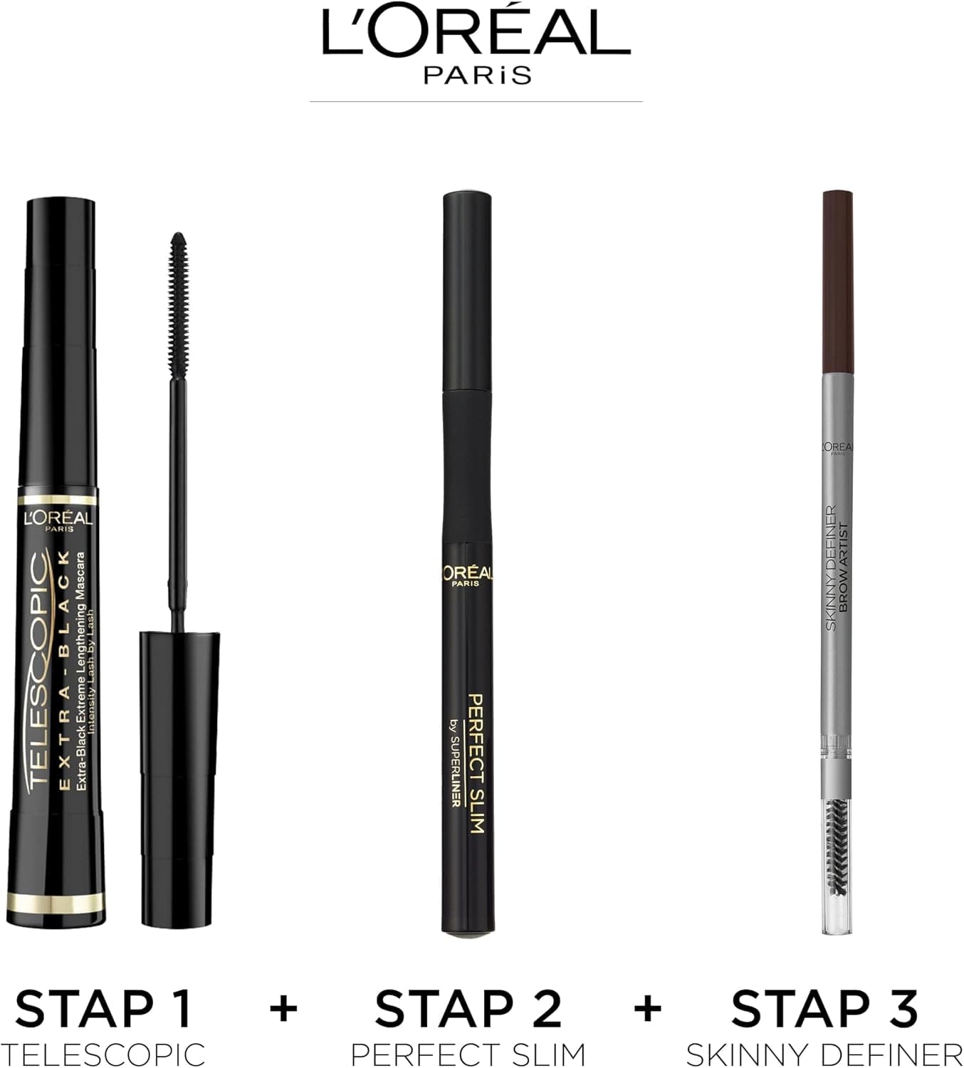 ریمل L'Oreal Paris مشکی خیلی پررنگ Telescopic ریمل L'Oreal Paris مشکی خیلی پررنگ Telescopic