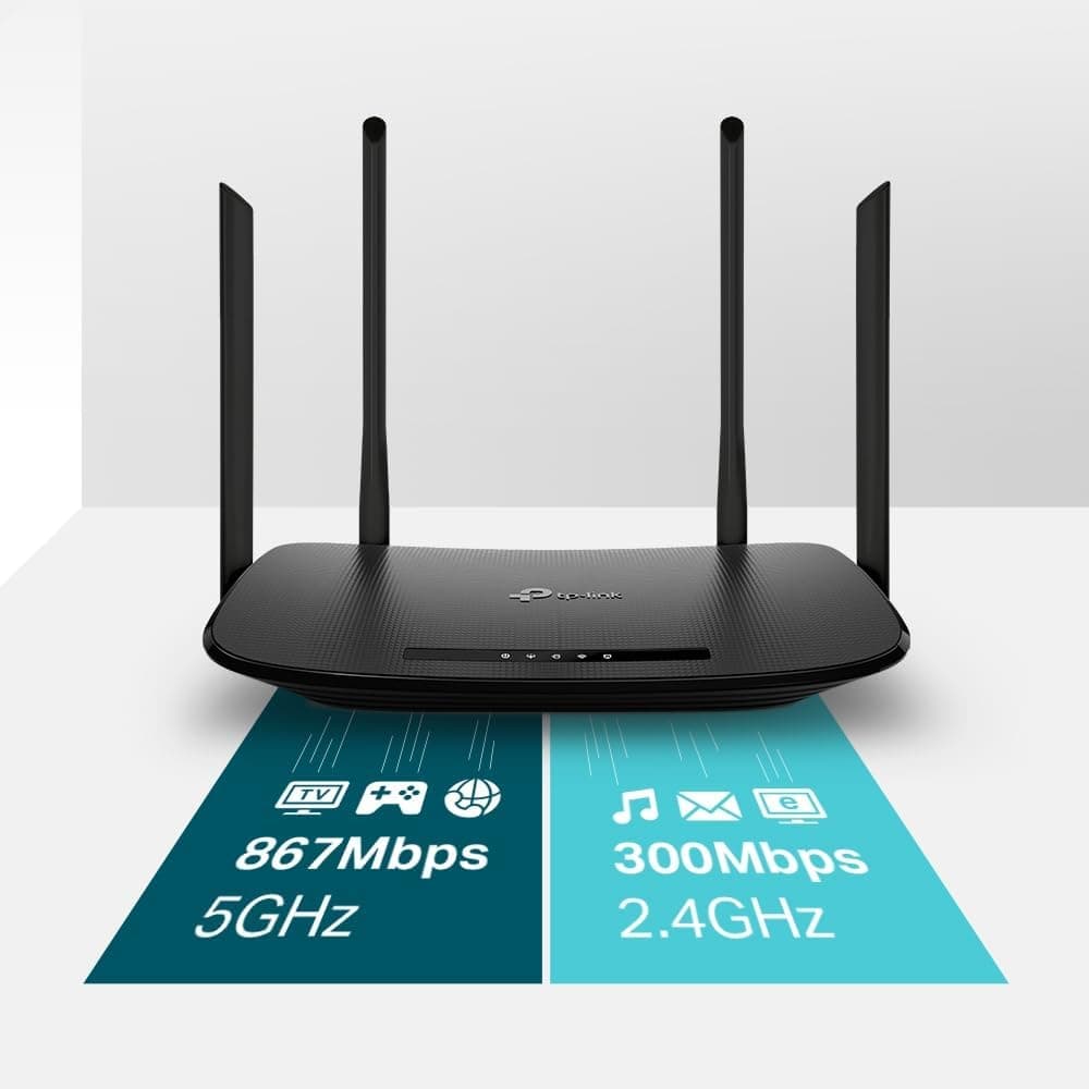مودم روتر بیسیم دو بانده VDSL/ADSL فیبرنوری TP-Link Archer VR300 AC1200 Mbps با 4 پورت Ethernet و 4 آنتن خارجی مودم روتر بیسیم دو بانده VDSL/ADSL فیبرنوری TP-Link Archer VR300 AC1200 Mbps با 4 پورت Ethernet و 4 آنتن خارجی