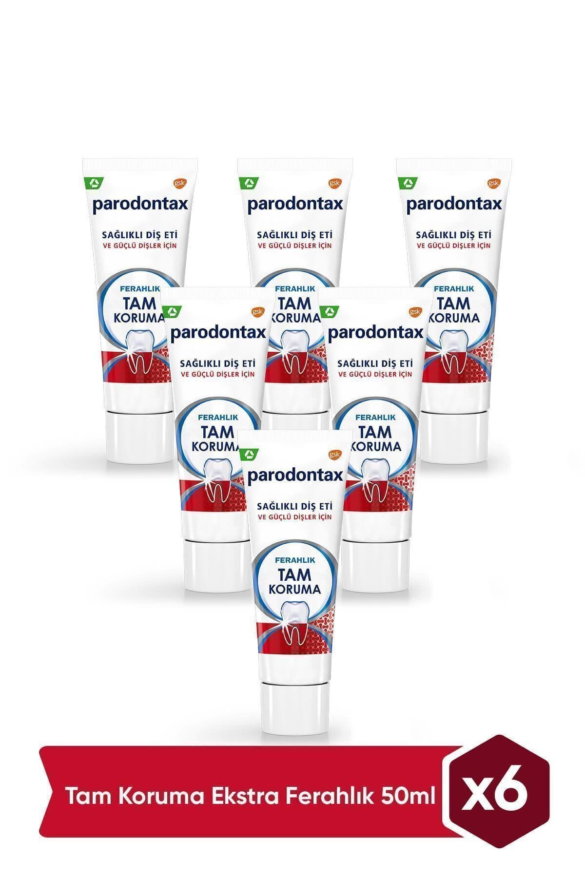 خمیردندان Parodontax محافظت کامل با طراوت 6x50ml خمیردندان Parodontax محافظت کامل با طراوت 6x50ml