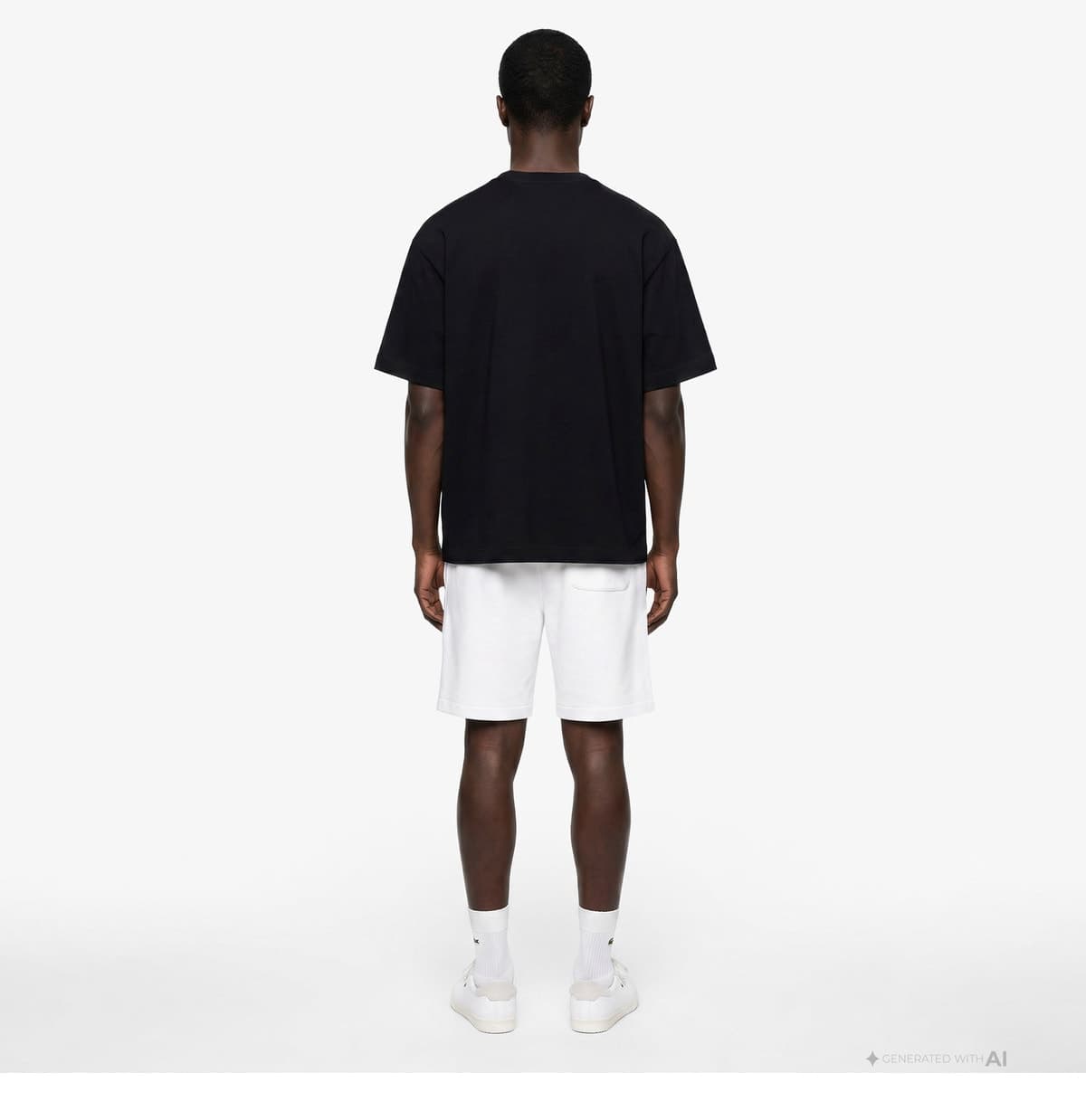 تیشرت مردانه Lacoste فیت گشاد یقه گرد مشکی تیشرت مردانه Lacoste فیت گشاد یقه گرد مشکی